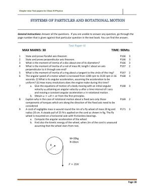 CBSE Worksheets for Class 11 Physics Systems of Particles and Rotational Motion Assignment 3