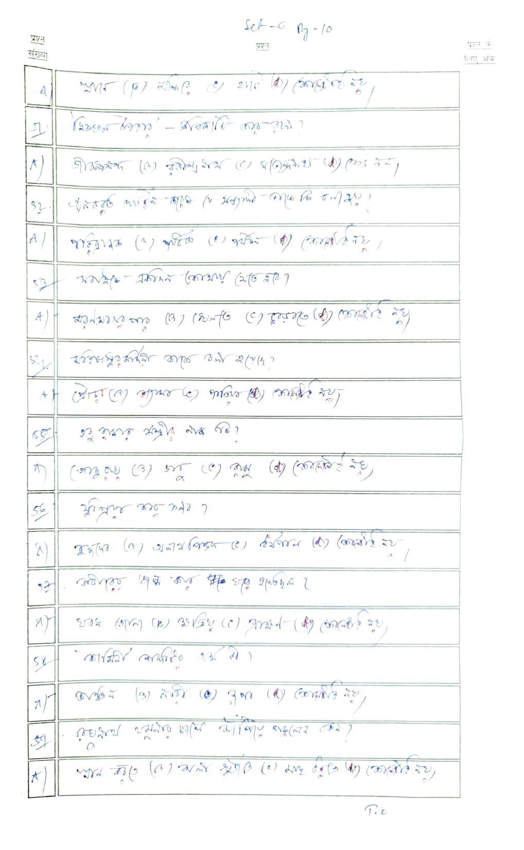 Bihar Board 10th Bangla Model Paper 2023 - Page 10