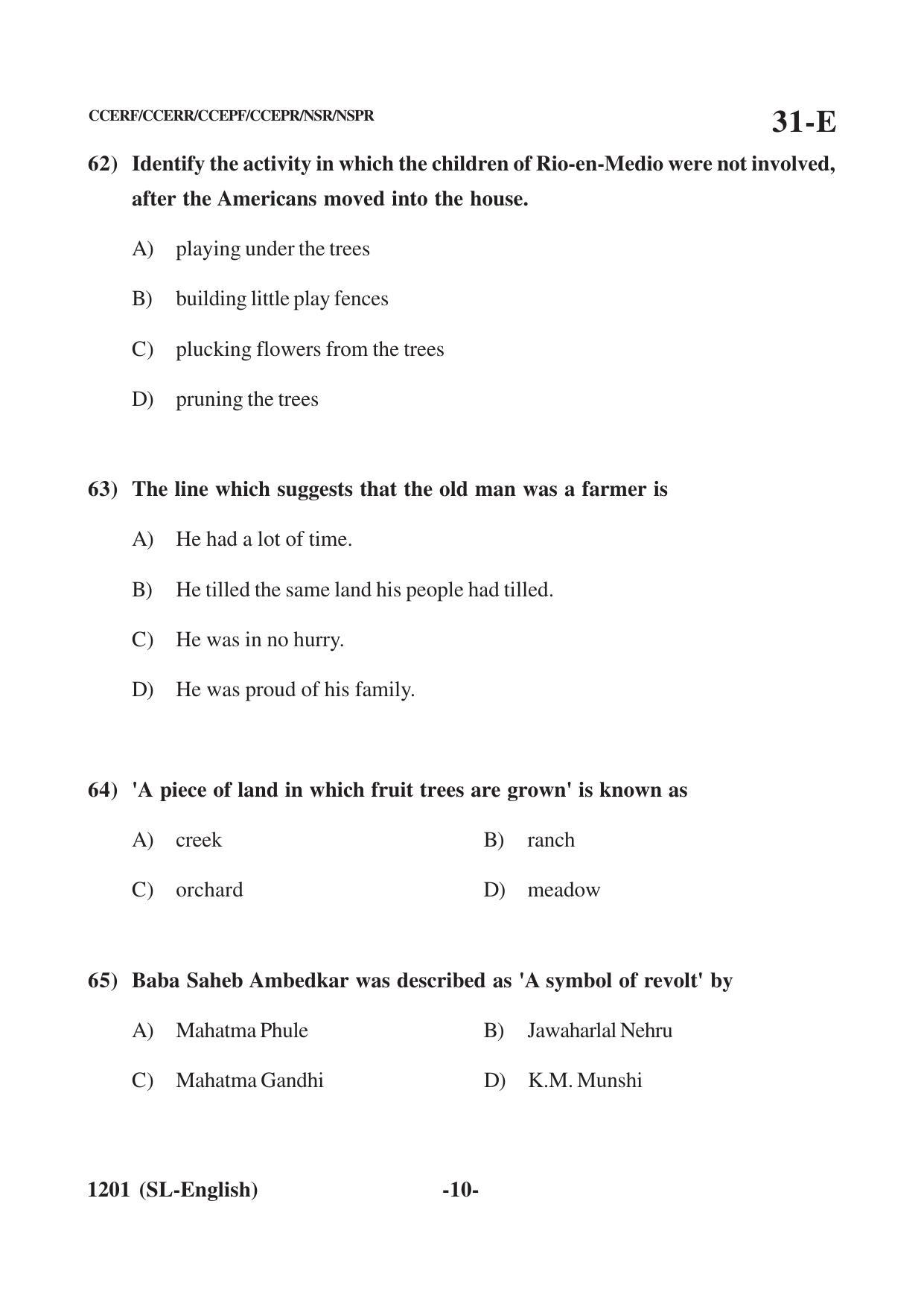Karnataka SSLC Second Language English Question Paper 2021 - Page 10