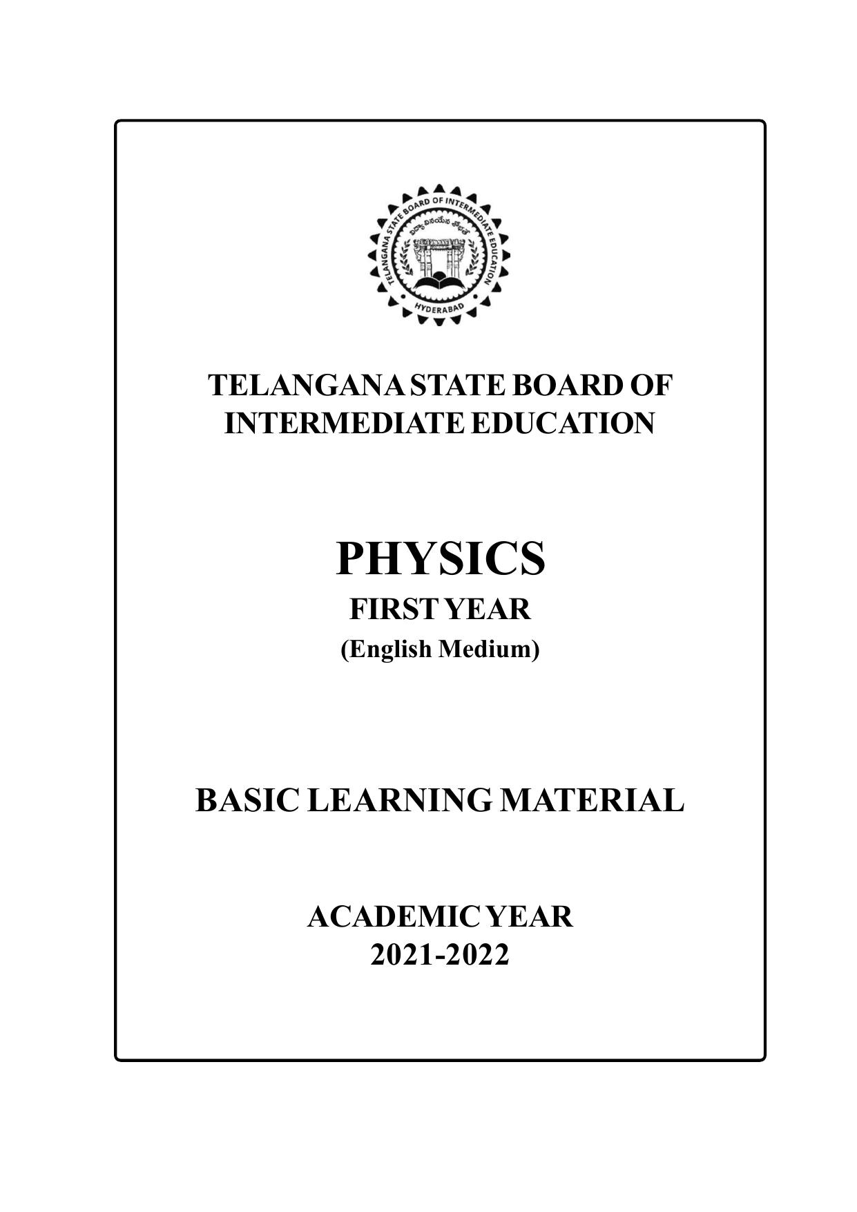 TS SCERT Inter 2nd Year Physics I EM Path 1 (Telugu Medium) Text Book - Page 2