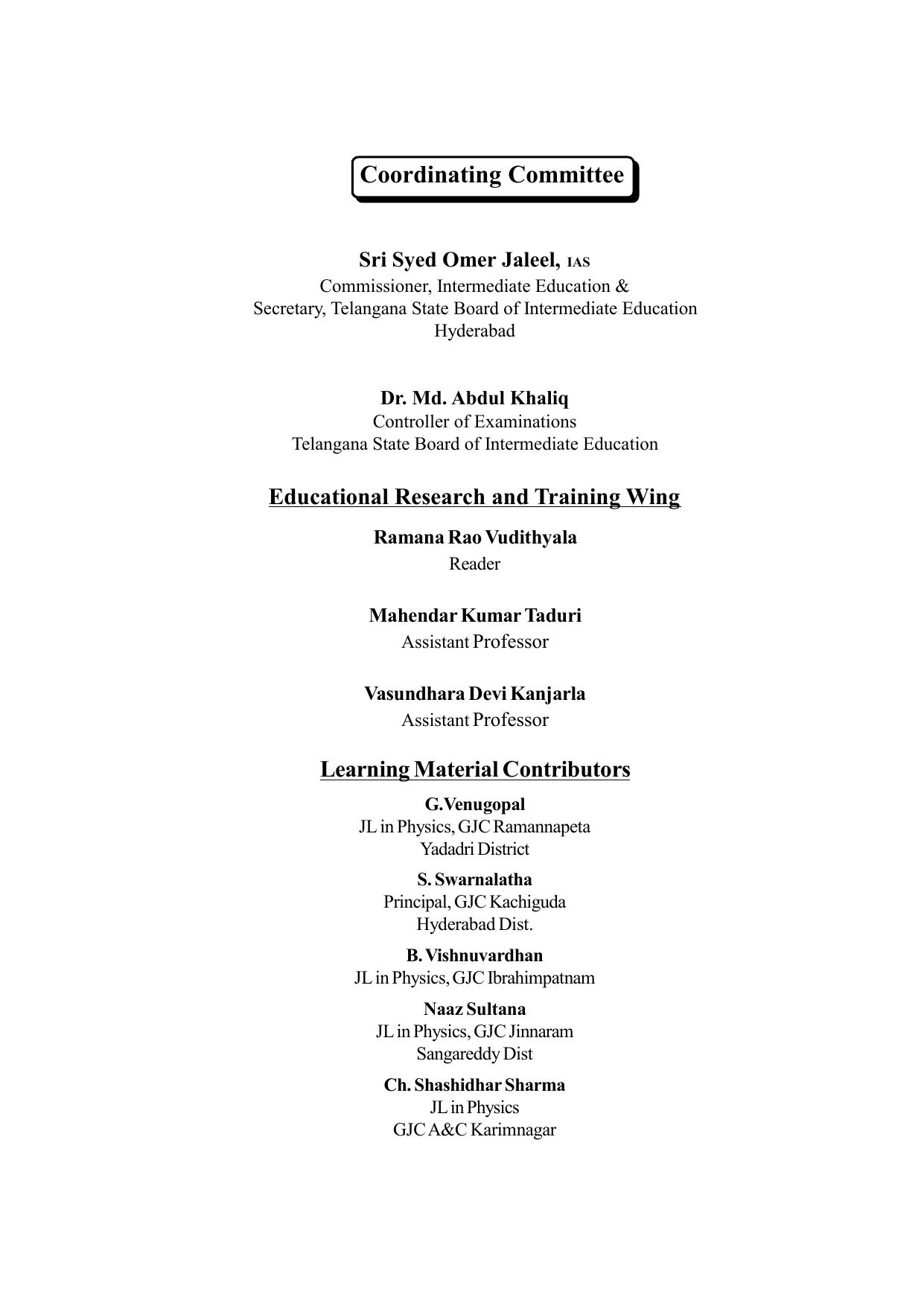 TS SCERT Inter 2nd Year Physics I EM Path 1 (Telugu Medium) Text Book - Page 3