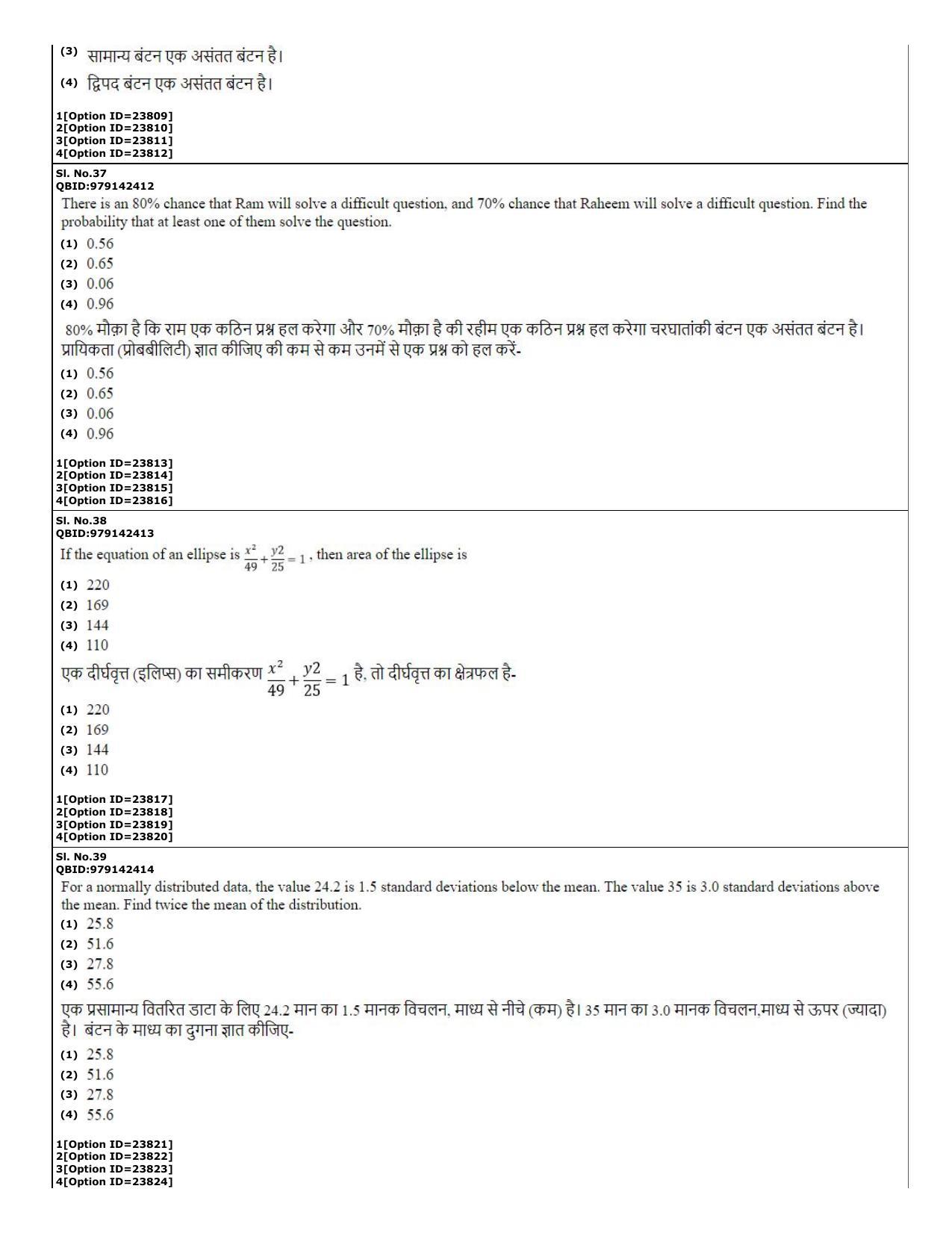 CUET (PG) 2022: PGQP-08 Structural engg (07-09-2022) Question Paper - Page 15