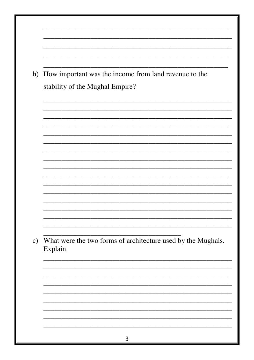 CBSE Worksheets for Class 7 Social Science History Assignment - Page 3