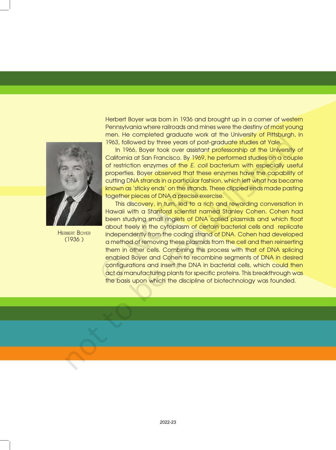 NCERT Book for Class 12 Biology Chapter 11 Biotechnology Principles and Processes - Page 2
