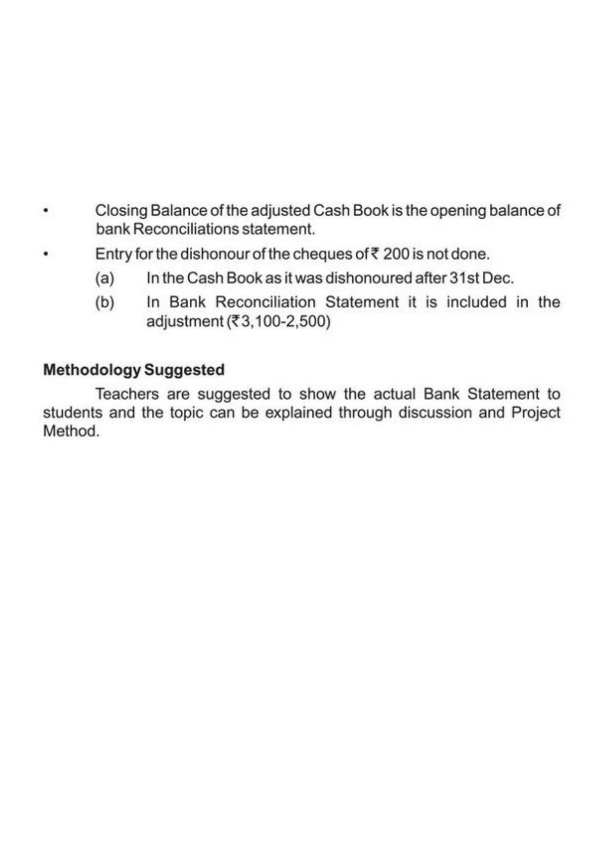 Class 11 Notes, Question & Practice Paper - Accountancy (Topic 4 : Preparation of Bank Reconciliation Statement Ledger and Trial Balance) - Page 12