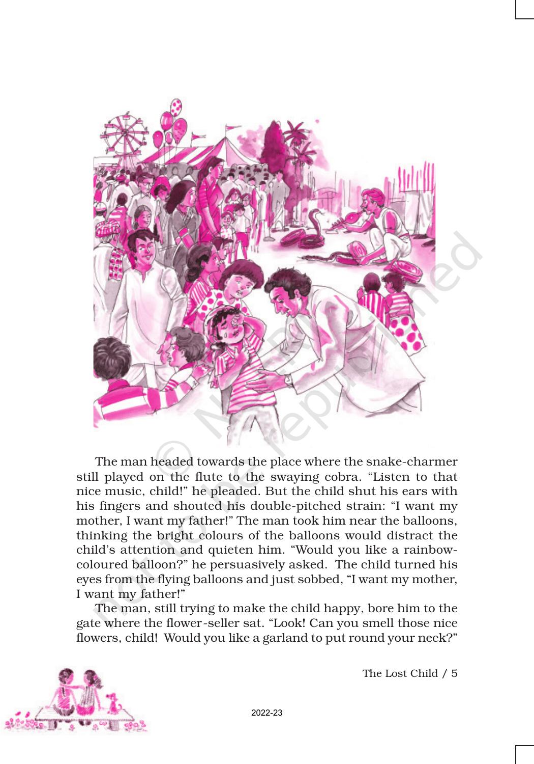 NCERT Book for Class 9 English Moment Chapter 1 The Lost Child - Page 5