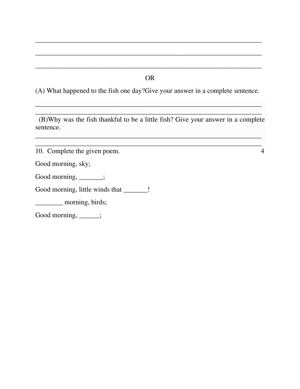 Edudel Class 3 English Sample Question Paper - Page 6