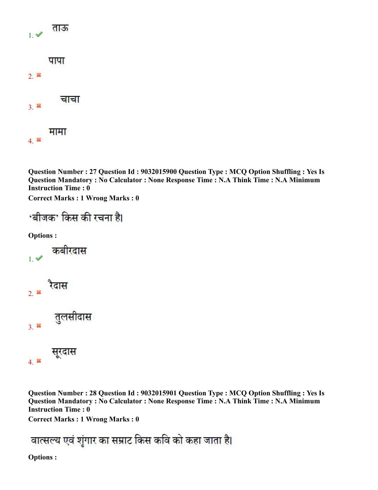 TS CPGET 2022 M.A Hindi Question Paper with Answer Key - Page 15