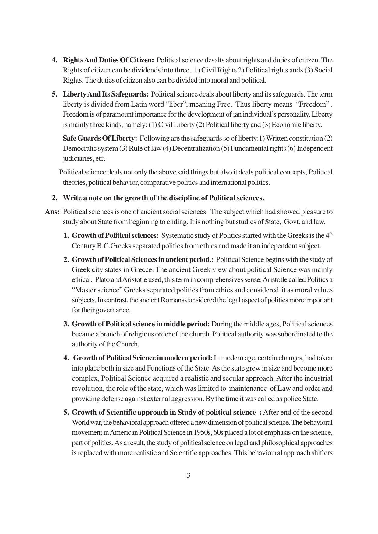 TS SCERT Inter 1st Year Political Science-Book-1 Path 1 (English Medium) Text Book - Page 9