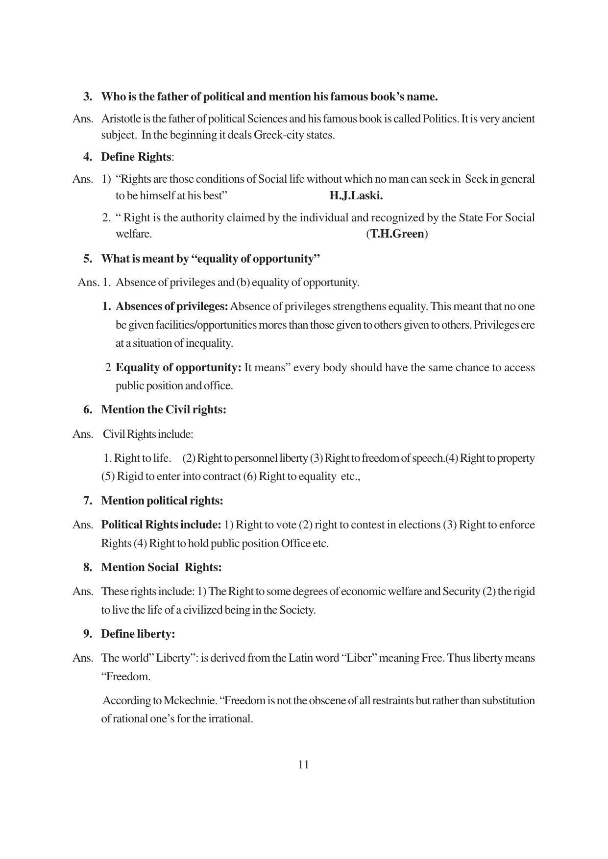 TS SCERT Inter 1st Year Political Science-Book-1 Path 1 (English Medium) Text Book - Page 17