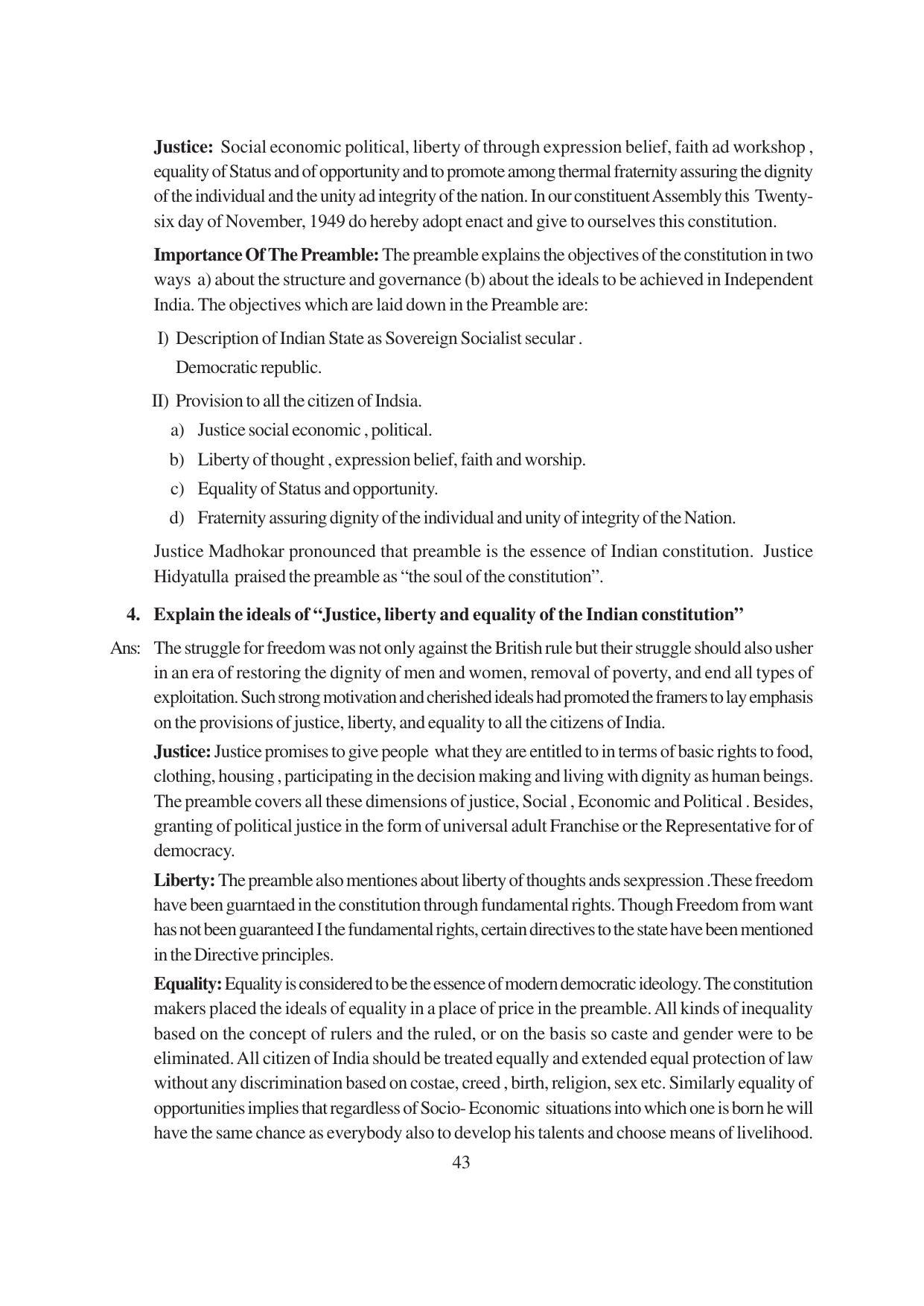 TS SCERT Inter 1st Year Political Science-Book-1 Path 1 (English Medium) Text Book - Page 49