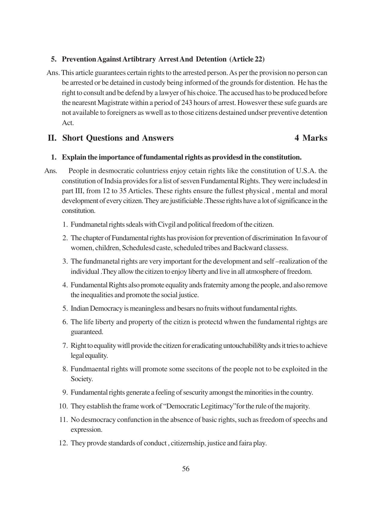 TS SCERT Inter 1st Year Political Science-Book-1 Path 1 (English Medium) Text Book - Page 62