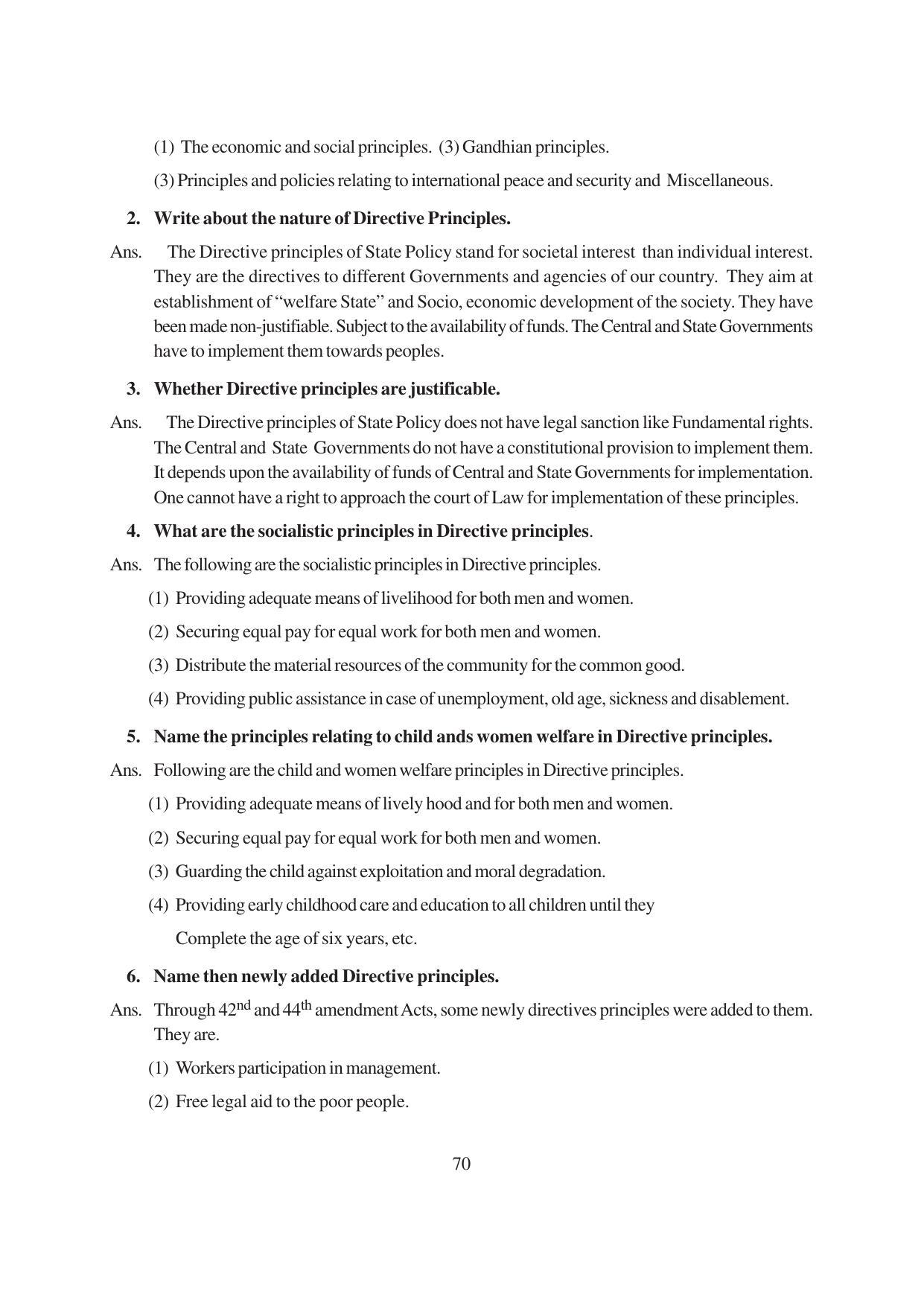 TS SCERT Inter 1st Year Political Science-Book-1 Path 1 (English Medium) Text Book - Page 76