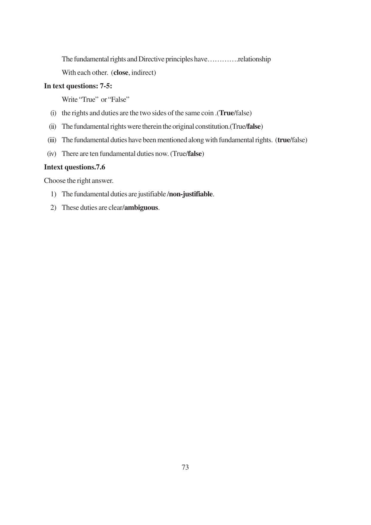TS SCERT Inter 1st Year Political Science-Book-1 Path 1 (English Medium) Text Book - Page 79