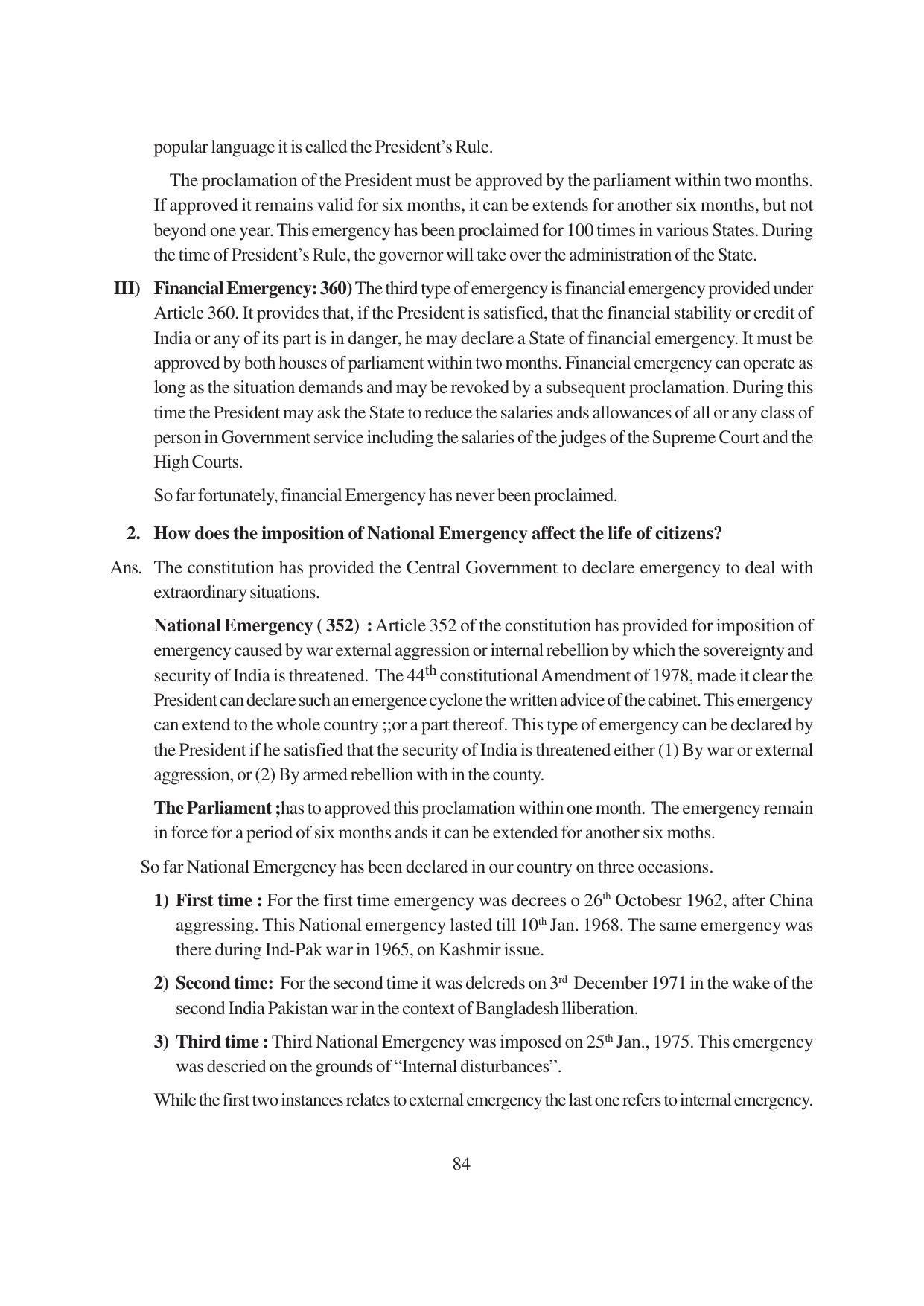 TS SCERT Inter 1st Year Political Science-Book-1 Path 1 (English Medium) Text Book - Page 90