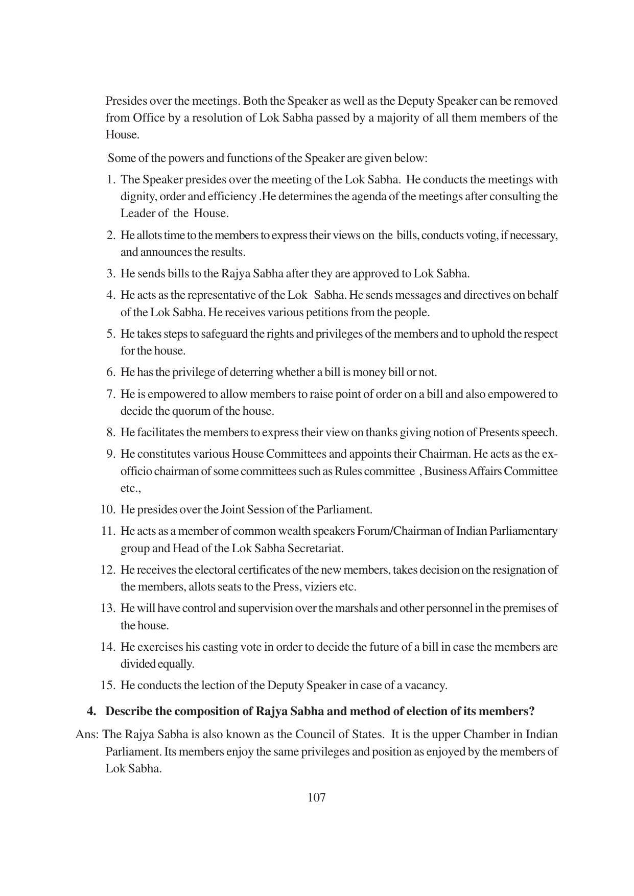 TS SCERT Inter 1st Year Political Science-Book-1 Path 1 (English Medium) Text Book - Page 113