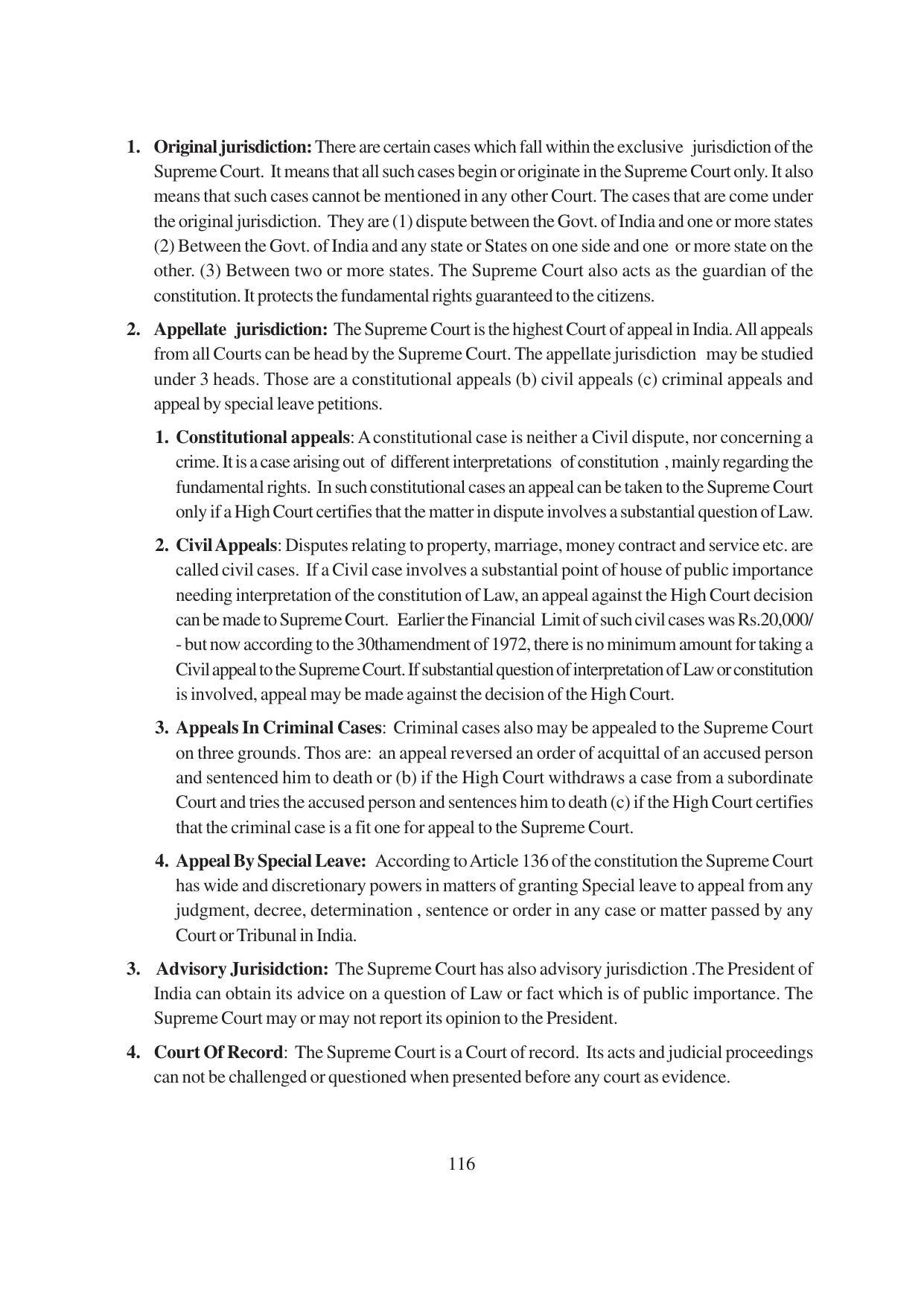 TS SCERT Inter 1st Year Political Science-Book-1 Path 1 (English Medium) Text Book - Page 122