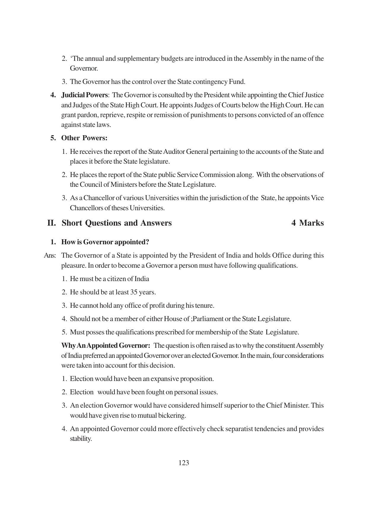 TS SCERT Inter 1st Year Political Science-Book-1 Path 1 (English Medium) Text Book - Page 129