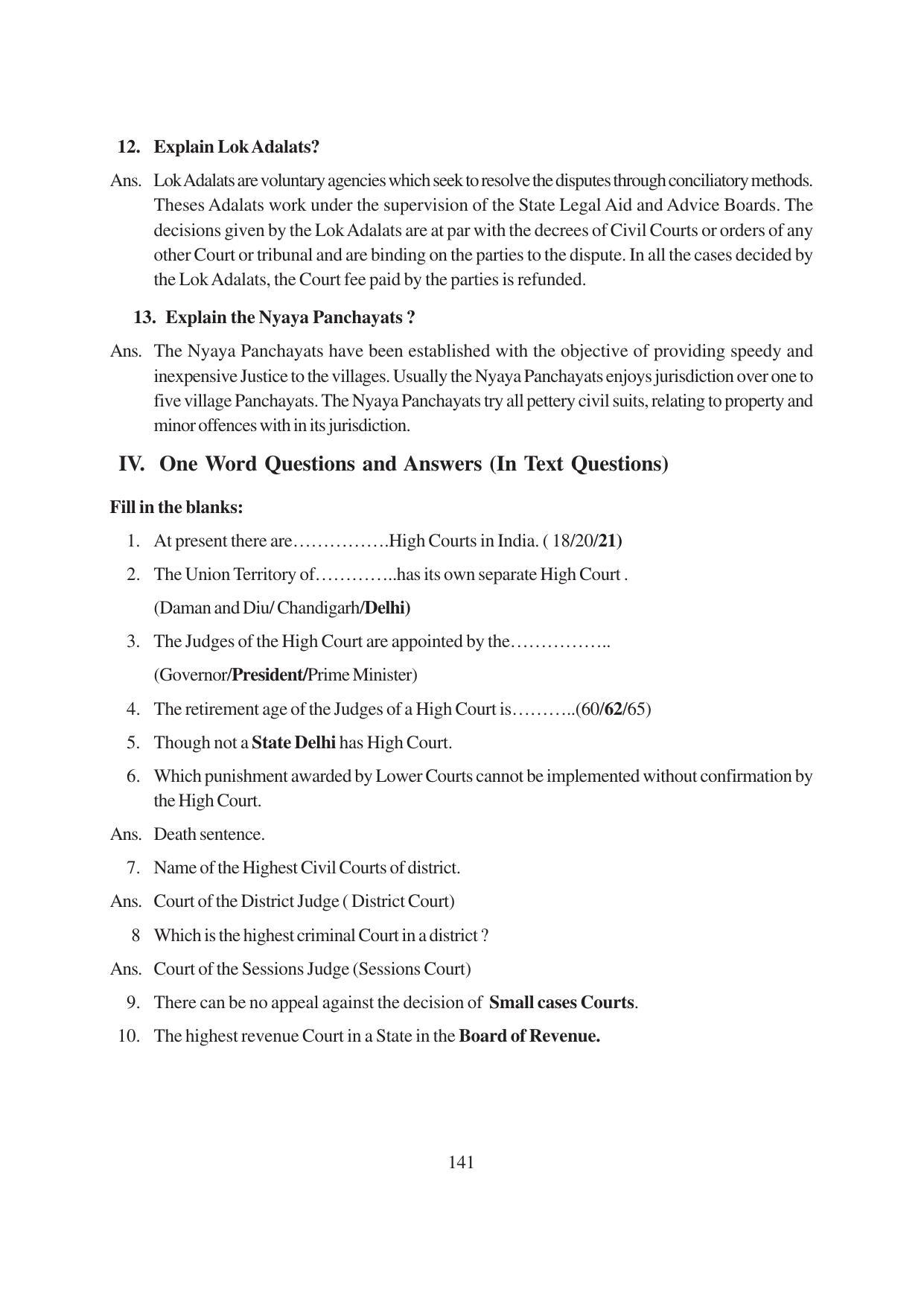 TS SCERT Inter 1st Year Political Science-Book-1 Path 1 (English Medium) Text Book - Page 147