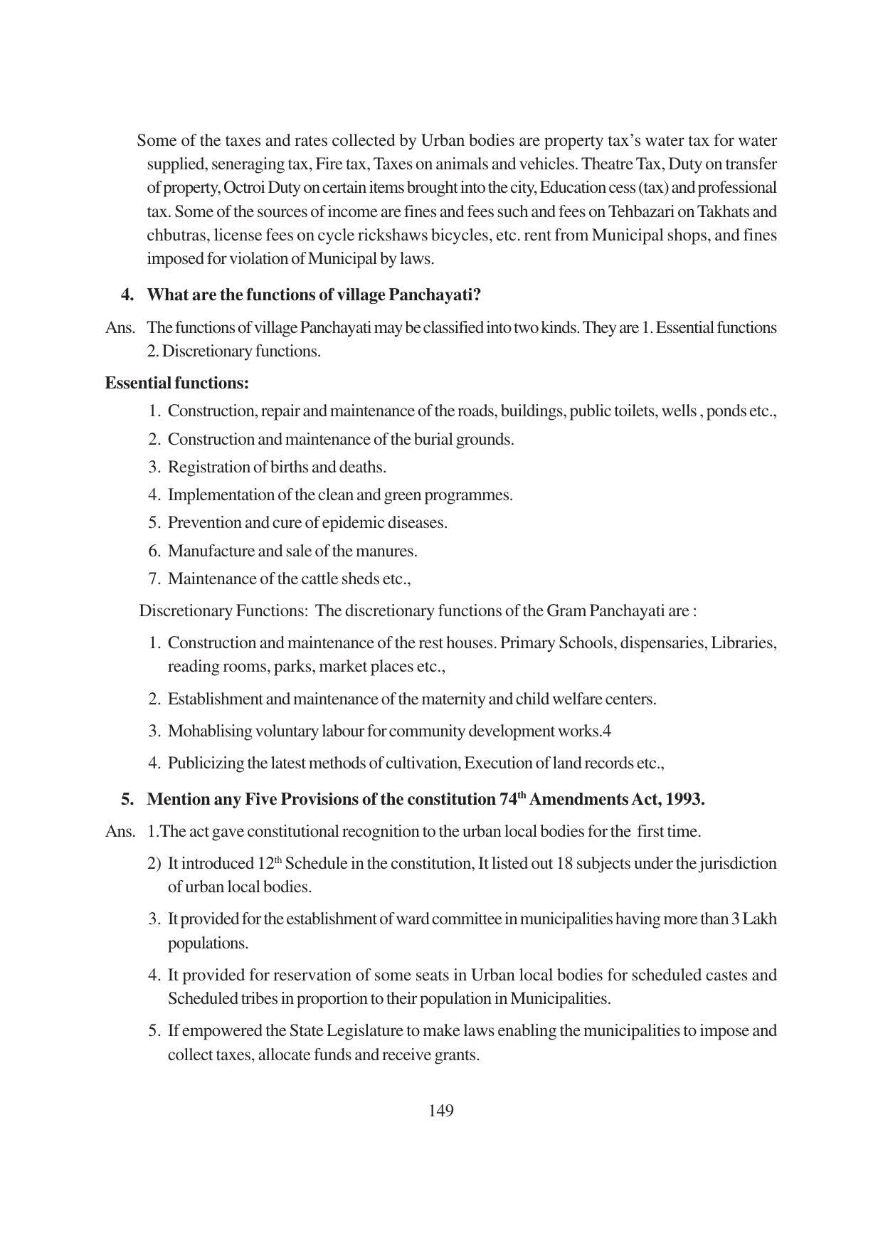 TS SCERT Inter 1st Year Political Science-Book-1 Path 1 (English Medium) Text Book - Page 155