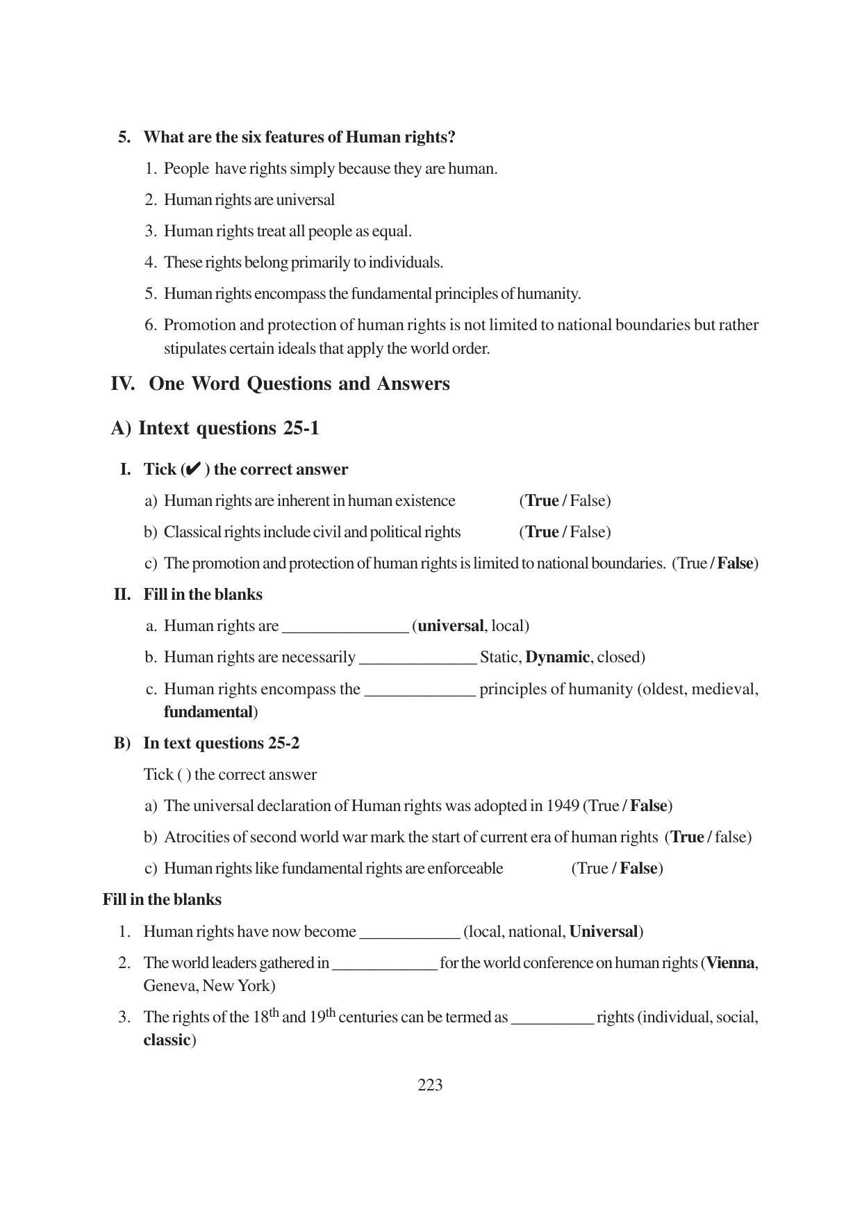 TS SCERT Inter 1st Year Political Science-Book-1 Path 1 (English Medium) Text Book - Page 229