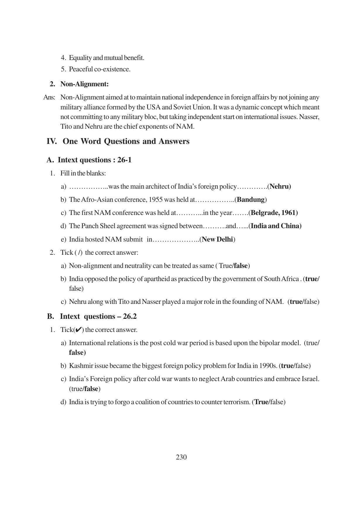 TS SCERT Inter 1st Year Political Science-Book-1 Path 1 (English Medium) Text Book - Page 236