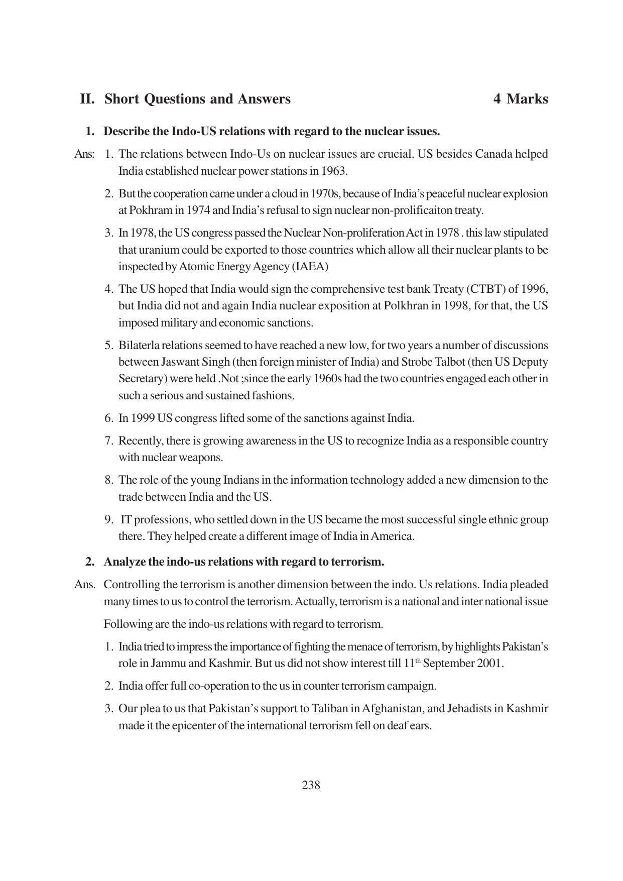 TS SCERT Inter 1st Year Political Science-Book-1 Path 1 (English Medium) Text Book - Page 244