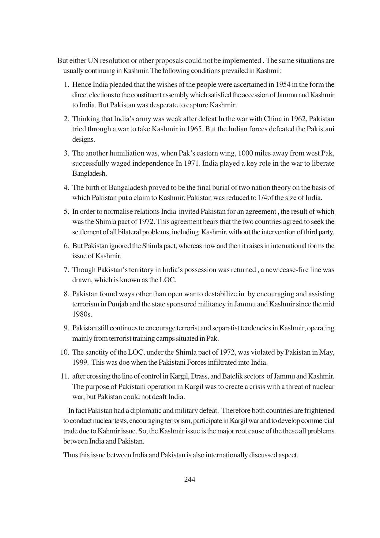 TS SCERT Inter 1st Year Political Science-Book-1 Path 1 (English Medium) Text Book - Page 250