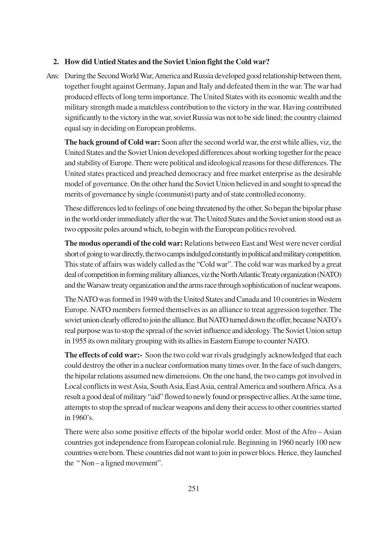 TS SCERT Inter 1st Year Political Science-Book-1 Path 1 (English Medium) Text Book - Page 257