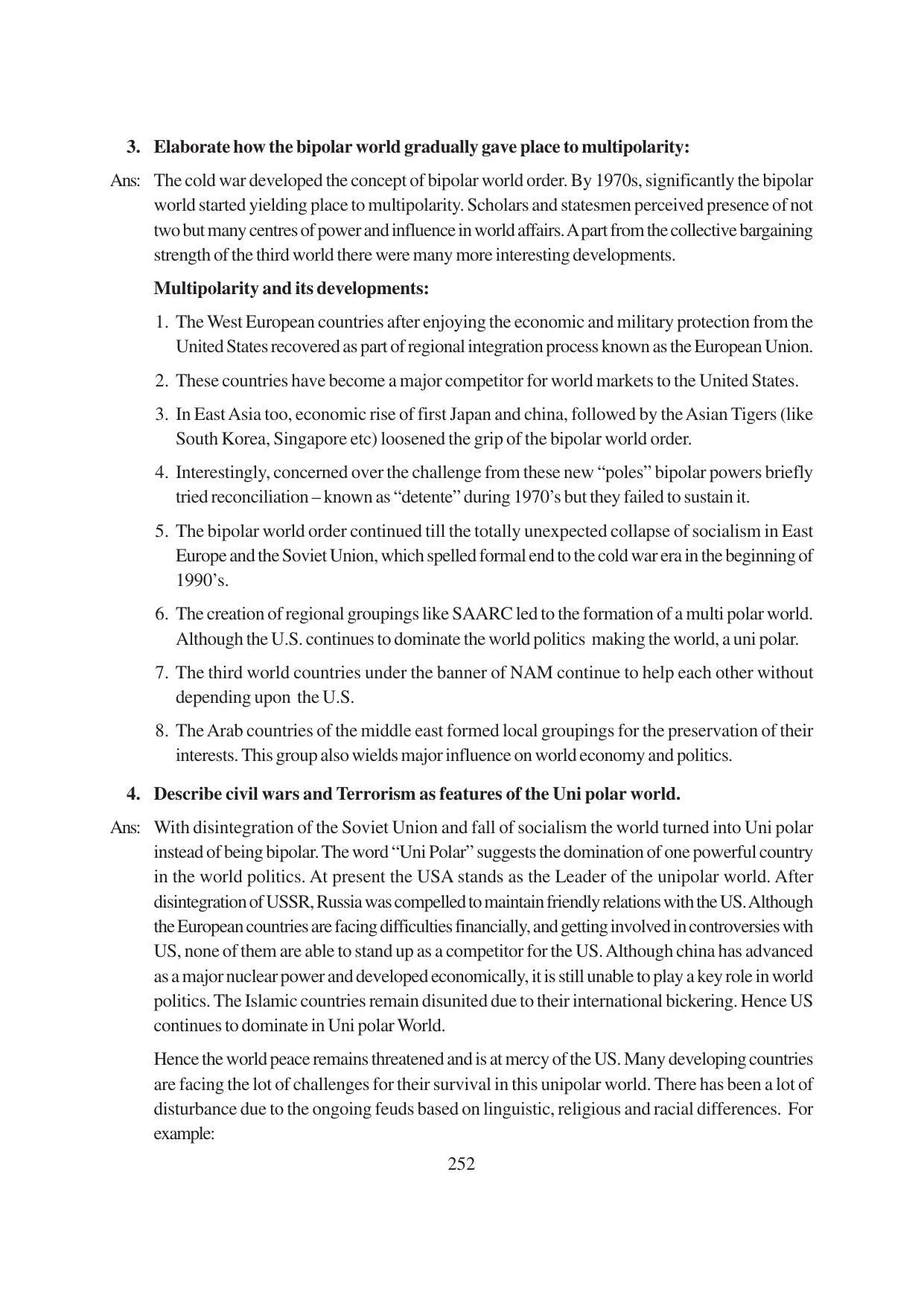 TS SCERT Inter 1st Year Political Science-Book-1 Path 1 (English Medium) Text Book - Page 258