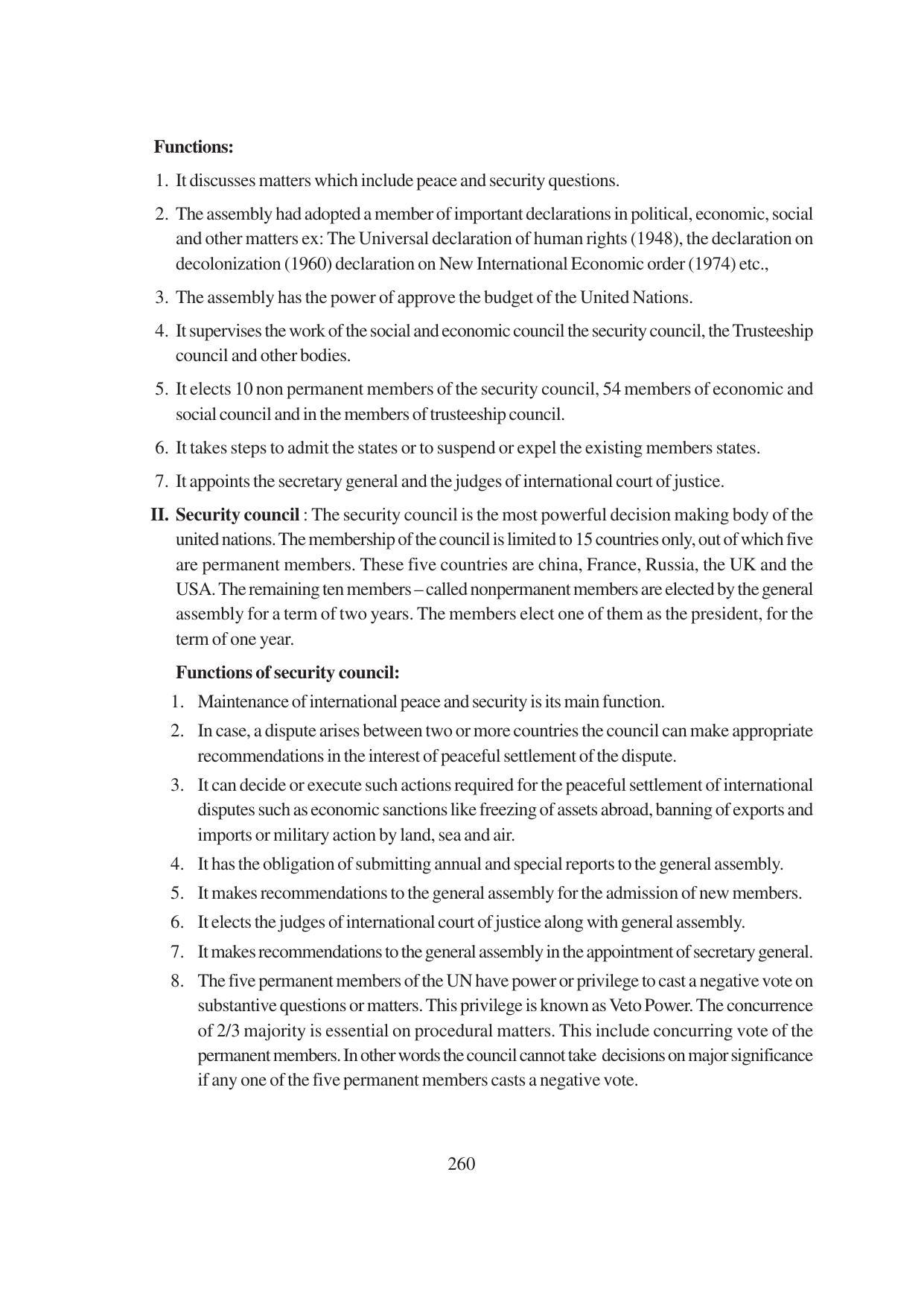 TS SCERT Inter 1st Year Political Science-Book-1 Path 1 (English Medium) Text Book - Page 266