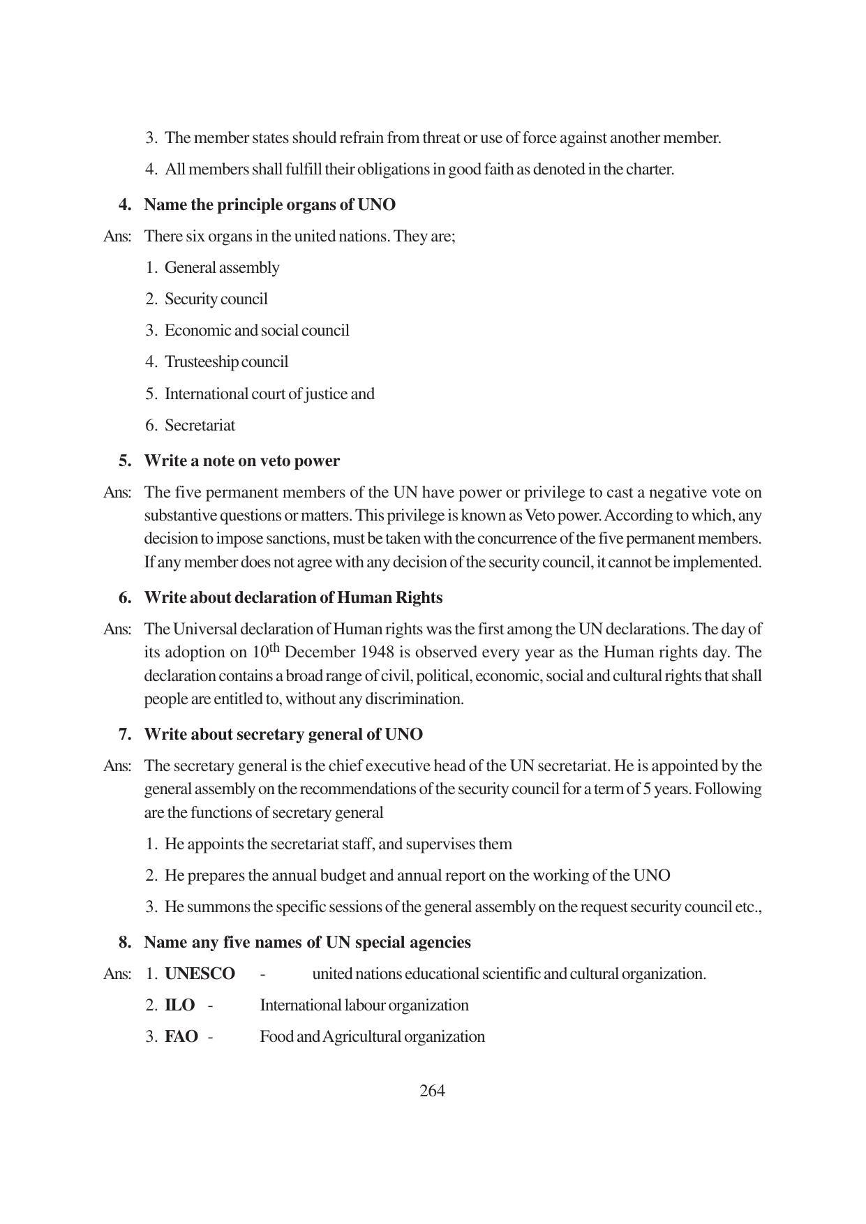 TS SCERT Inter 1st Year Political Science-Book-1 Path 1 (English Medium) Text Book - Page 270