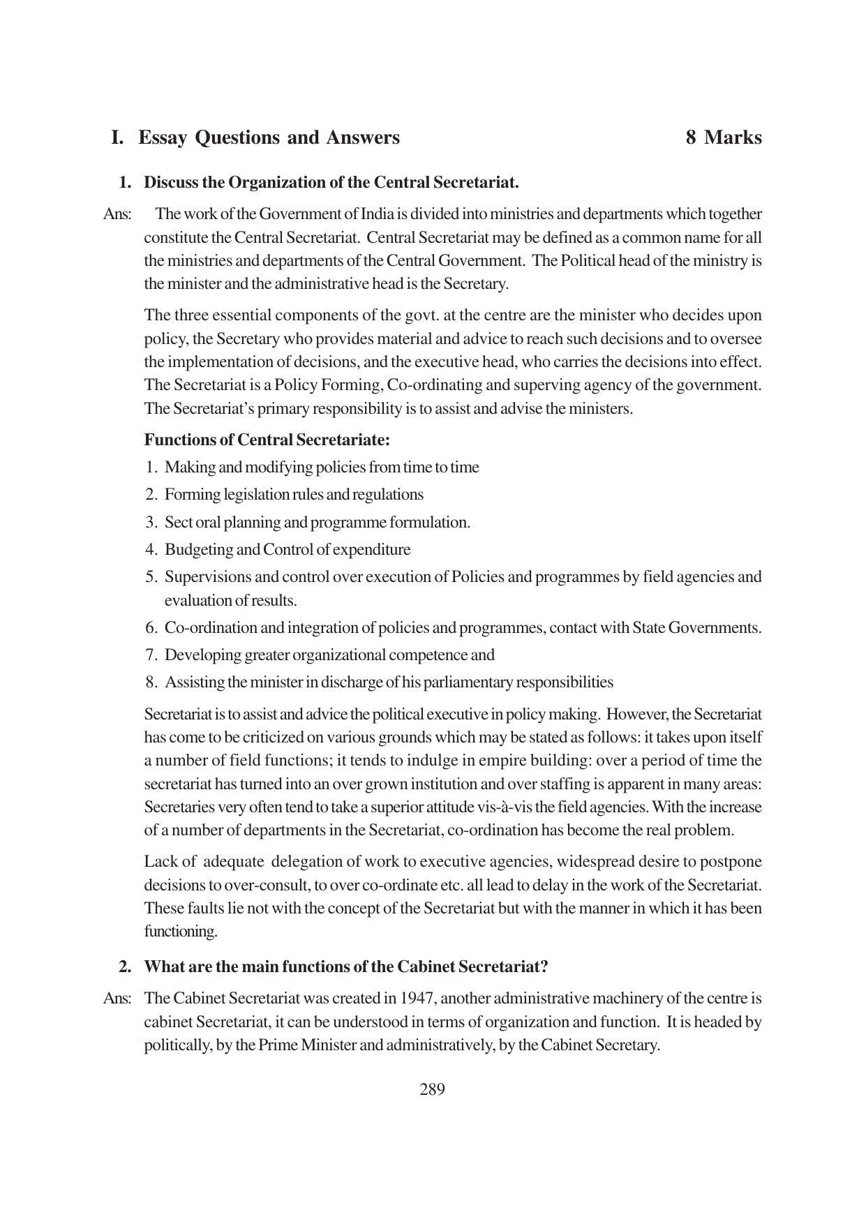 TS SCERT Inter 1st Year Political Science-Book-1 Path 1 (English Medium) Text Book - Page 295