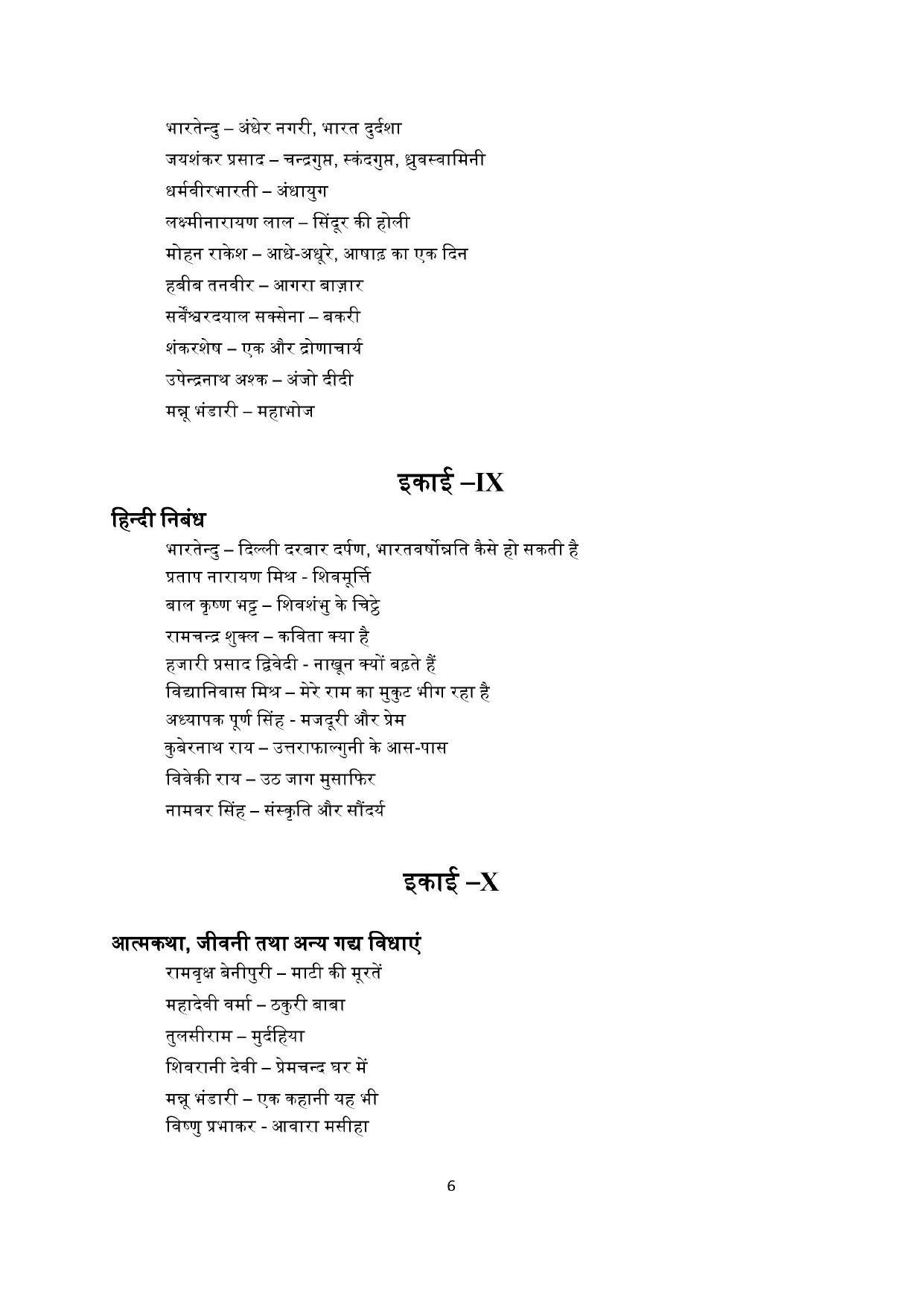 TNSET Syllabus - Hindi - Page 6