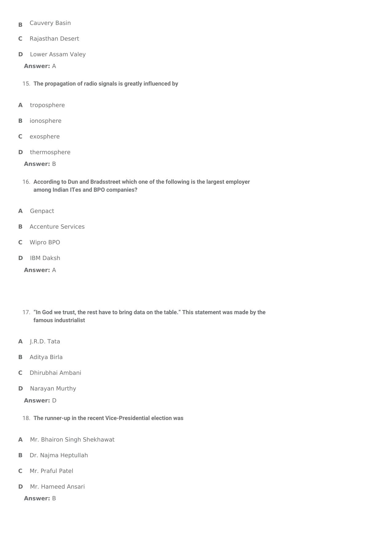 SNAP 2007 Question Paper with Solution - Page 4