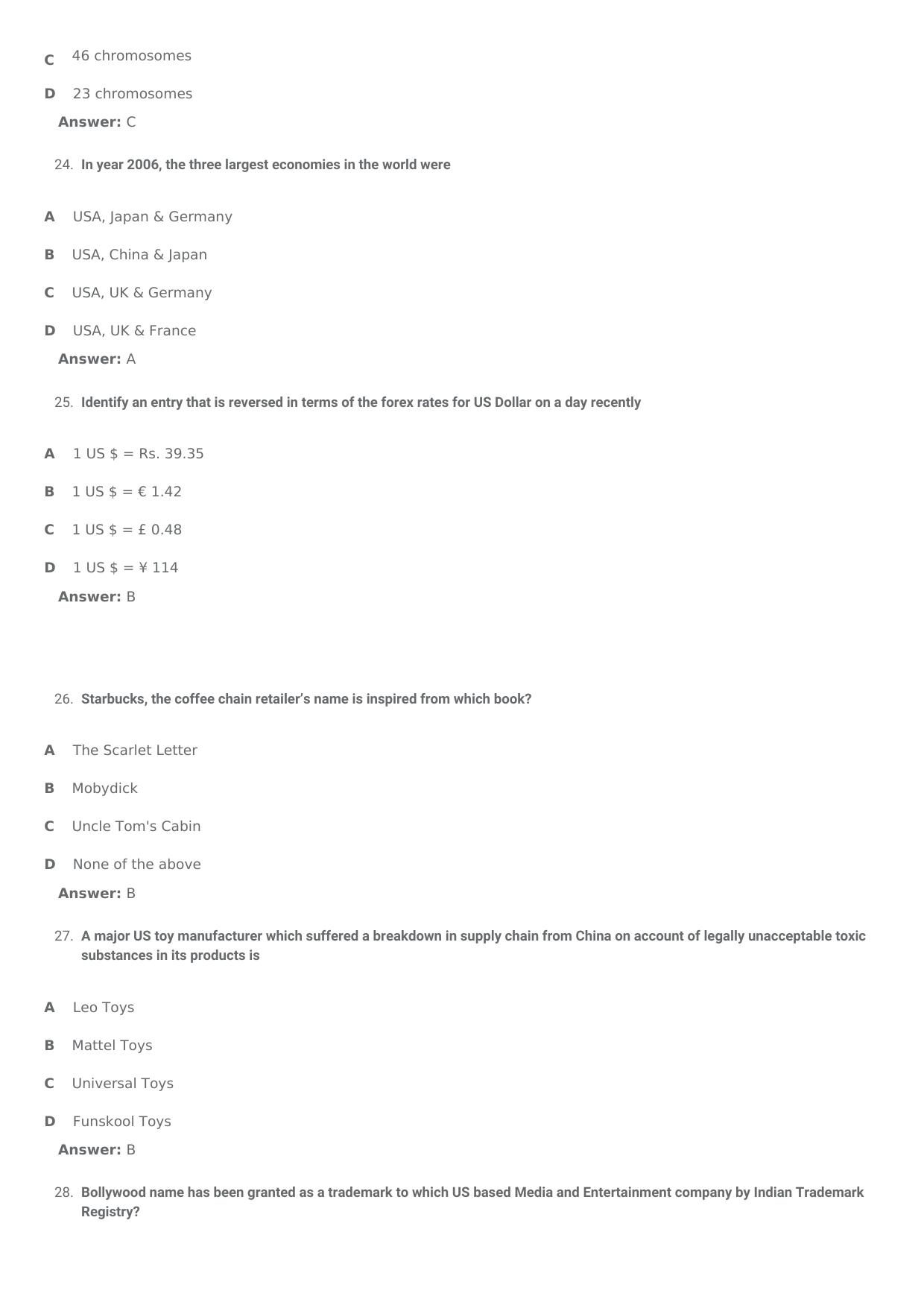 SNAP 2007 Question Paper with Solution - Page 6