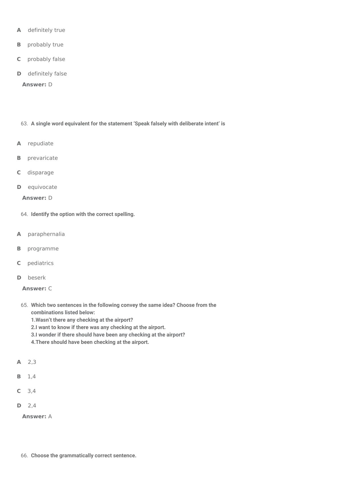 SNAP 2007 Question Paper with Solution - Page 16
