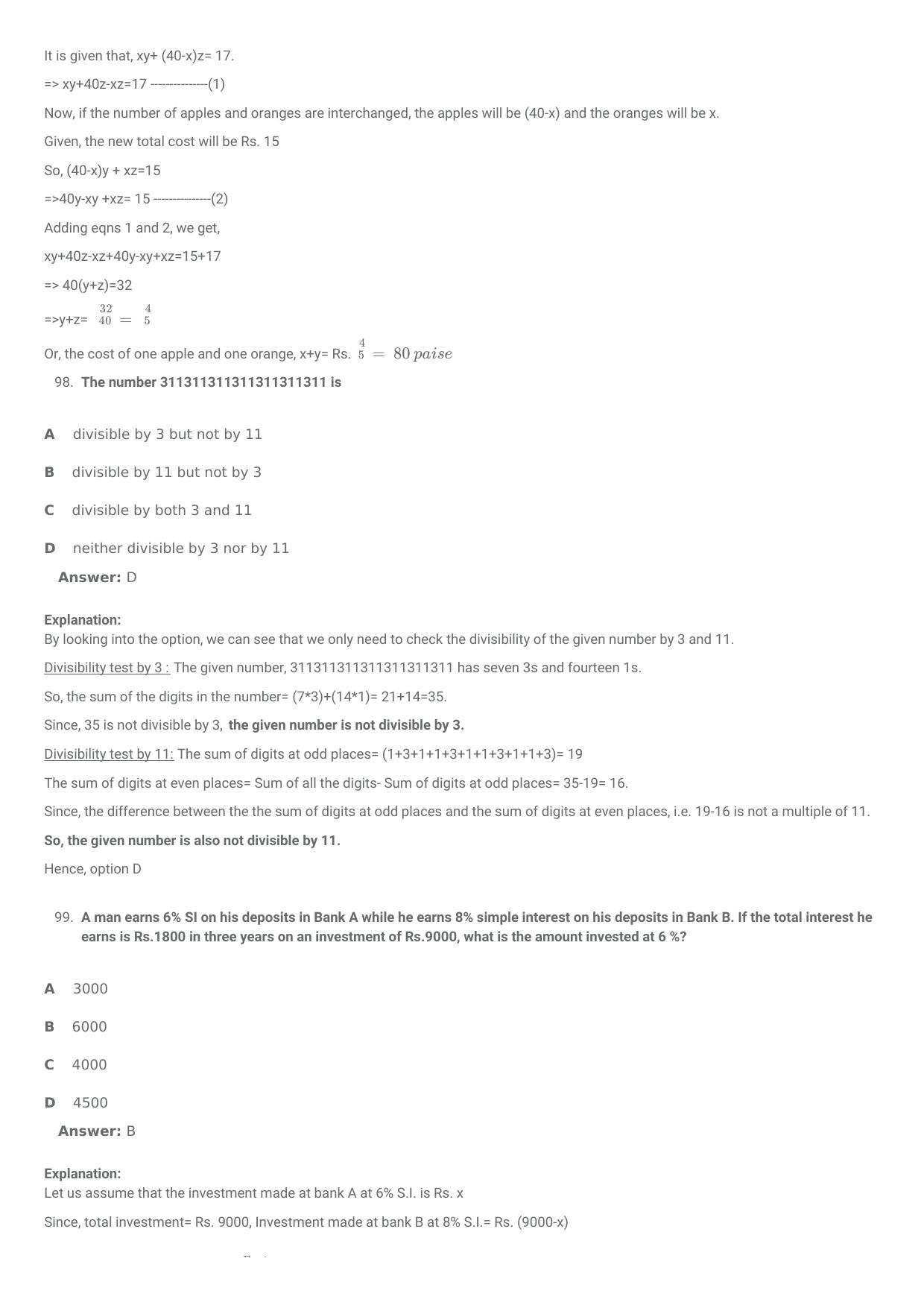 SNAP 2007 Question Paper with Solution - Page 29