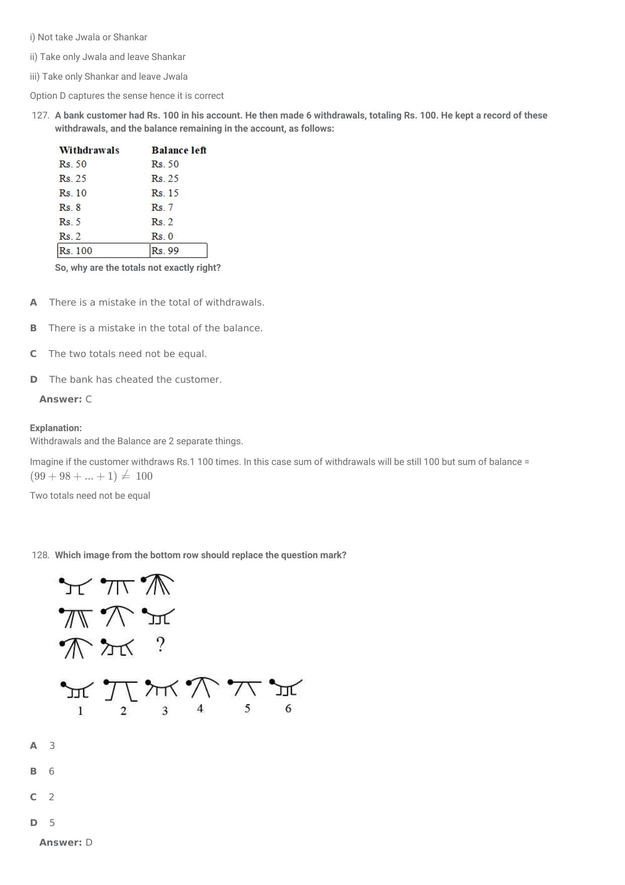 SNAP 2007 Question Paper with Solution - Page 46