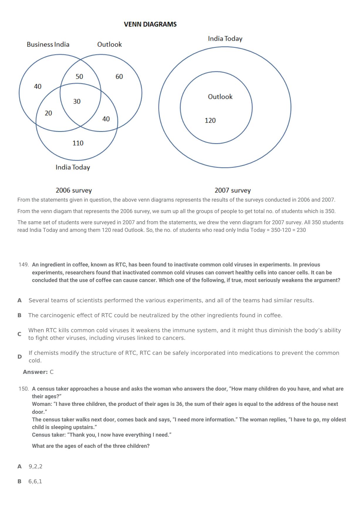 SNAP 2007 Question Paper with Solution - Page 58