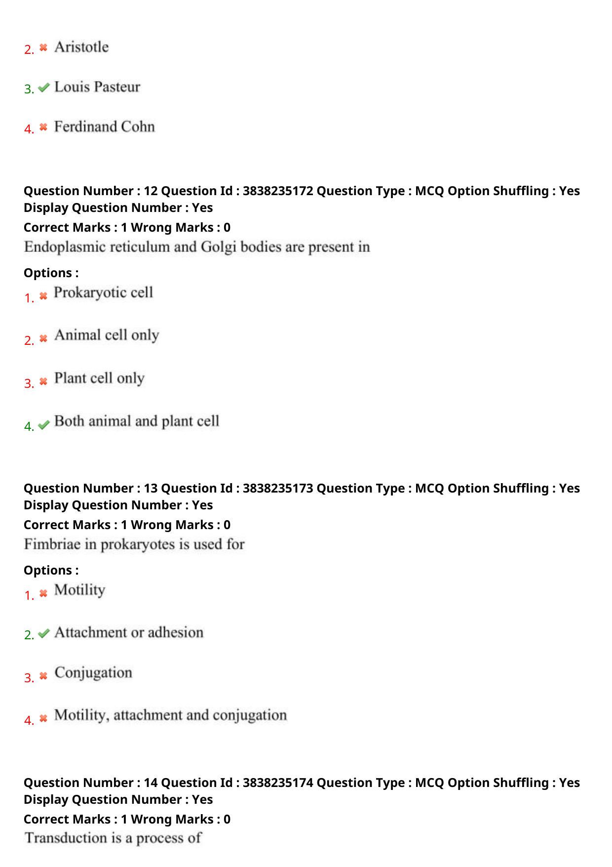 TS PGECET 2024: Bio-Technology Question Papers with Answer - Page 7