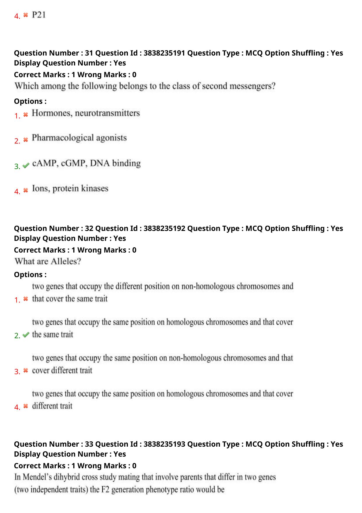 TS PGECET 2024: Bio-Technology Question Papers with Answer - Page 14
