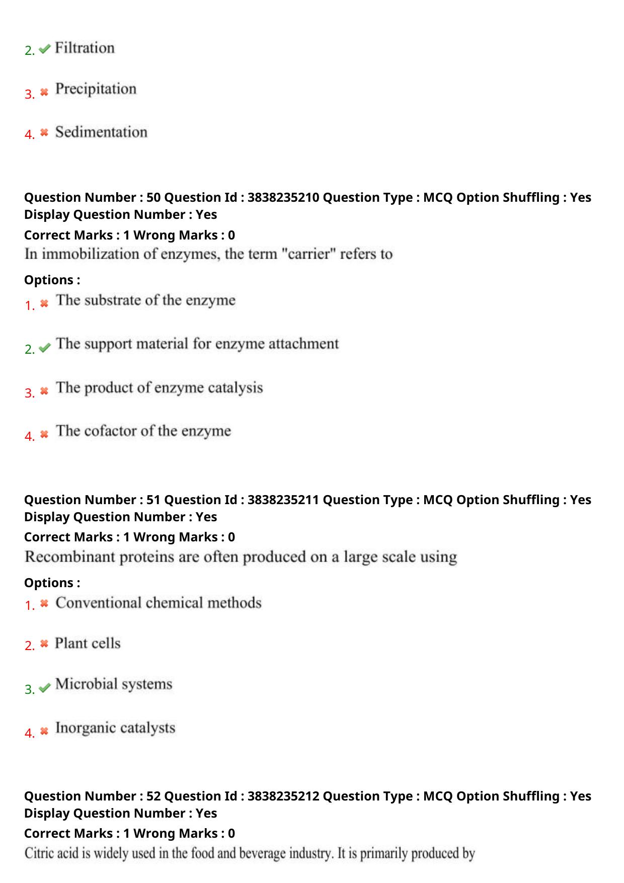 TS PGECET 2024: Bio-Technology Question Papers with Answer - Page 21