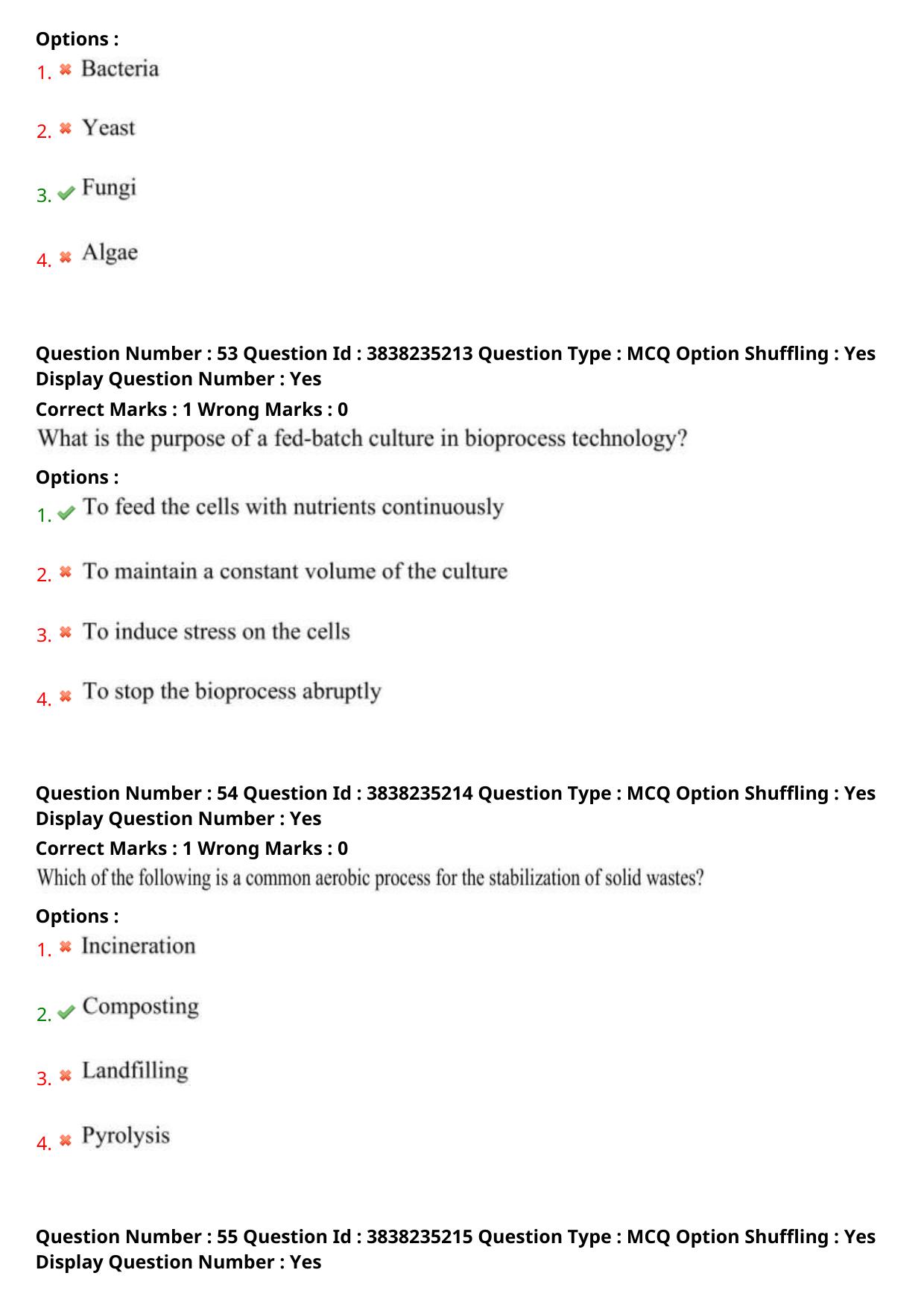 TS PGECET 2024: Bio-Technology Question Papers with Answer - Page 22