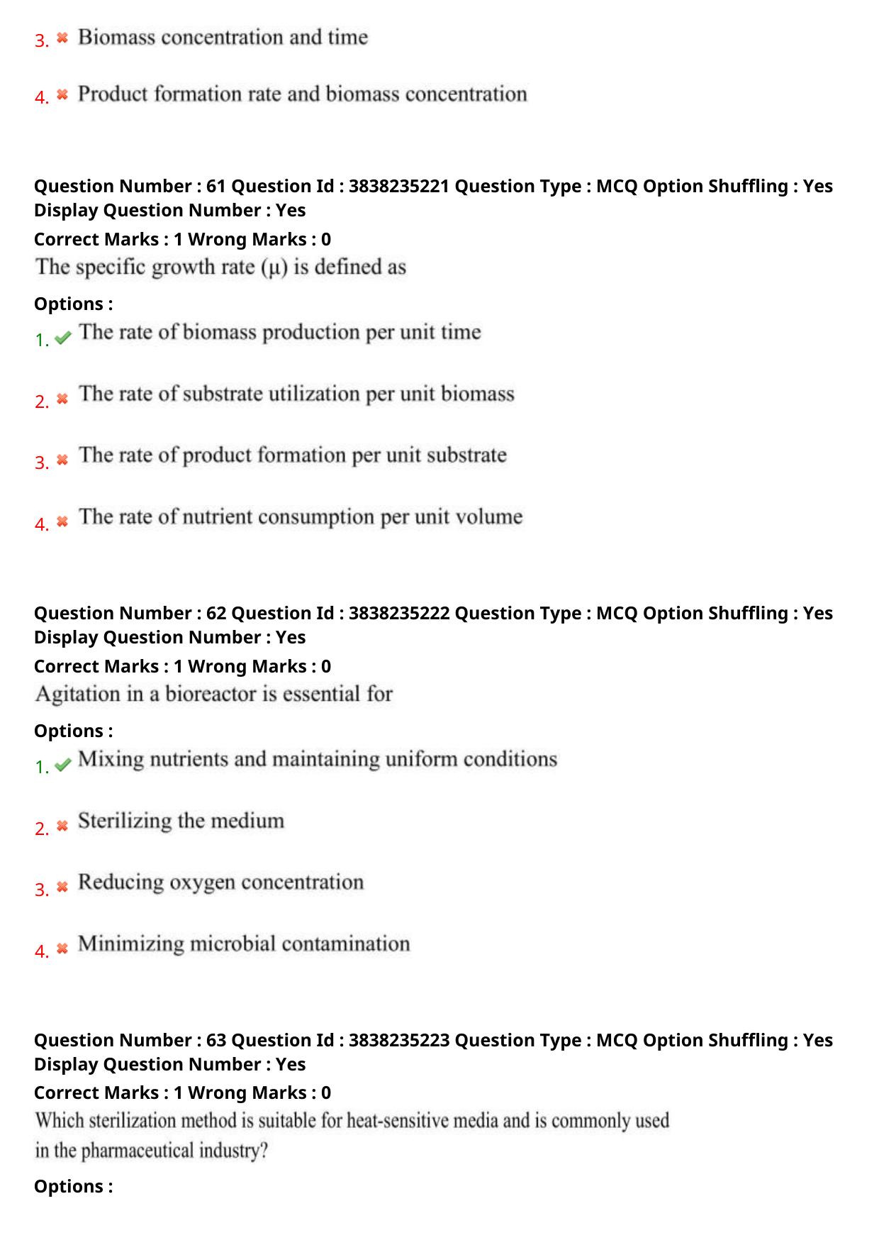 TS PGECET 2024: Bio-Technology Question Papers with Answer - Page 25
