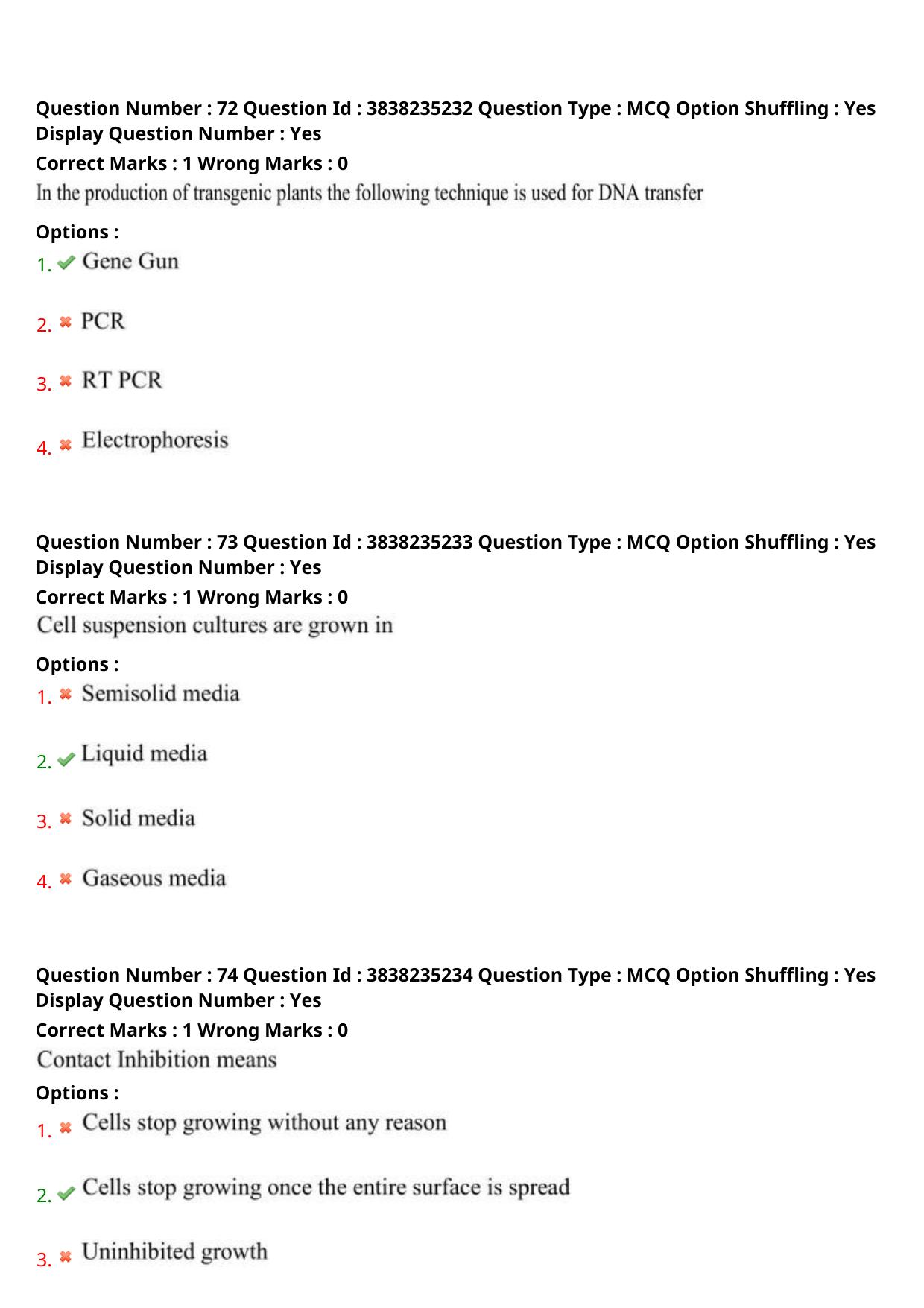 TS PGECET 2024: Bio-Technology Question Papers with Answer - Page 29
