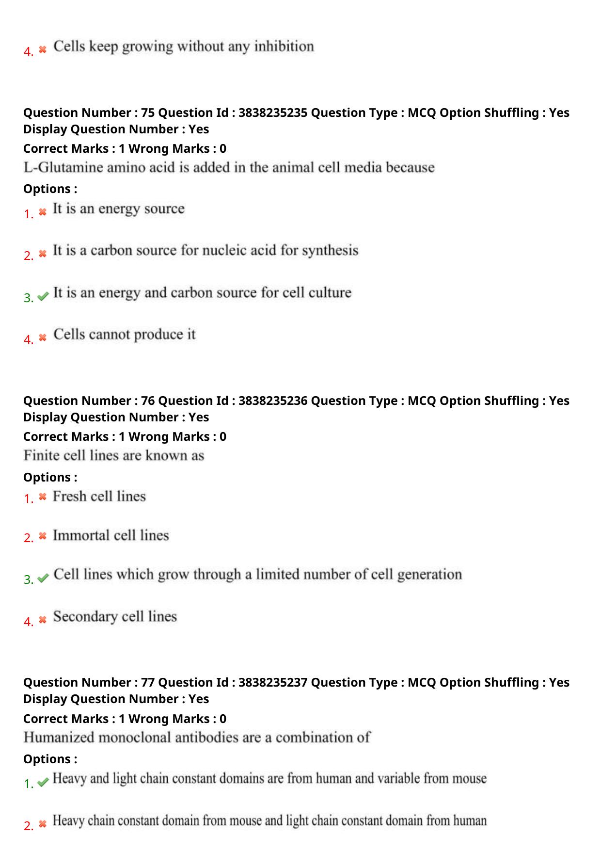 TS PGECET 2024: Bio-Technology Question Papers with Answer - Page 30