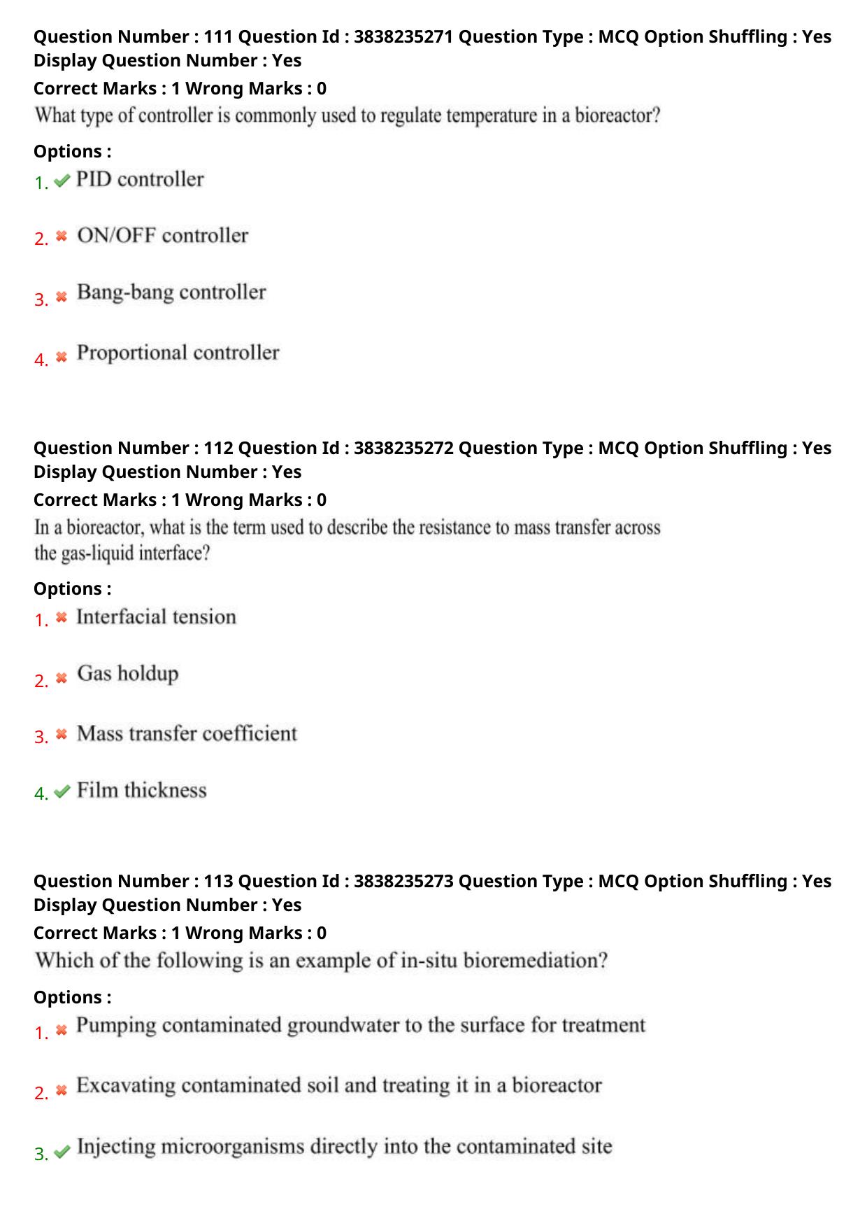 TS PGECET 2024: Bio-Technology Question Papers with Answer - Page 43