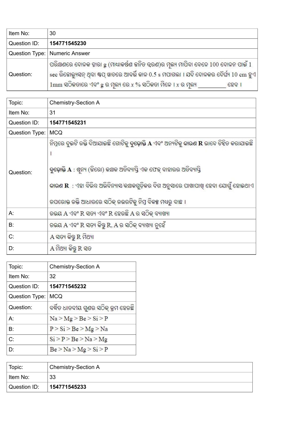 JEE Mains 2022: BTech Odiya (Shift 2) 28-07-2022 Question Paper - Page 12