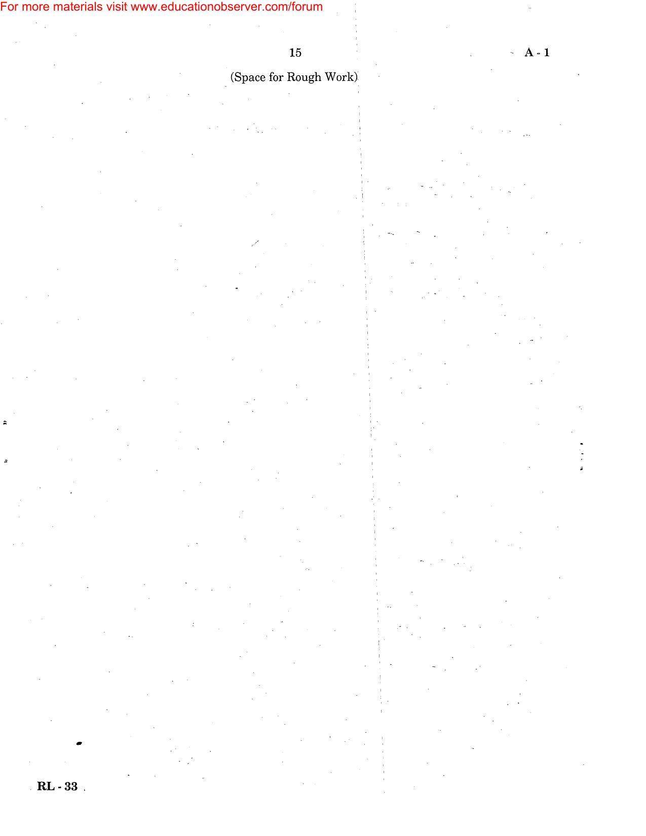 KEAM Paper I 2004 Question Paper - Page 15